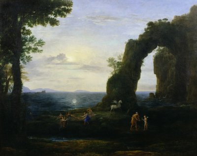 珊瑚或珀尔修斯的起源与美杜莎的头 作者 Claude Lorrain