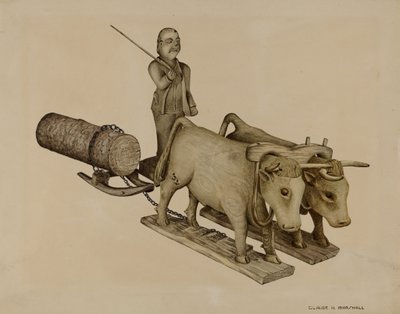 原木运输 作者 克劳德·马歇尔