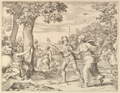 关于法国善政的寓言，1685年。 作者 克劳德·梅伦