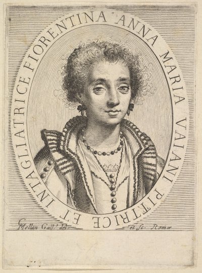 安娜·玛丽亚·瓦安妮（Anna Maria Vaiani），1624-36。 作者 克劳德·梅伦