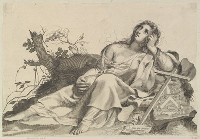玛格达琳（Mary Magdalen）冥想。 作者 克劳德·梅伦