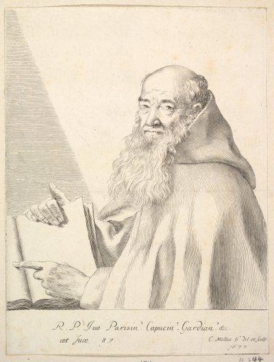 伊夫·勒·伊夫肖像，1677年。 作者 克劳德·梅伦
