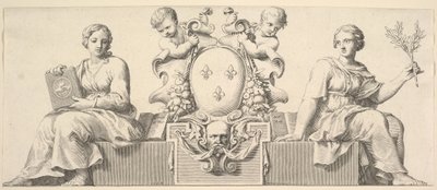 1664年，法国的武器伴随着法律人格化和诚实信用。 作者 克劳德·梅伦