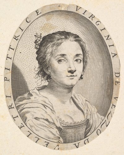 弗吉尼亚·达·维佐（Virginia da Vezzo），西蒙·沃特（Simon Vouet）的妻子，1626年。 作者 克劳德·梅伦