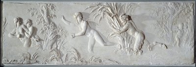 克劳德-米歇尔（Claude Michel dit Clodion）（1738-1814年）的浮雕，潘在爱慕的注视下追赶西林克斯。1782年左右 巴黎，卢浮宫博物馆 作者 克劳德·米歇尔·克洛迪翁