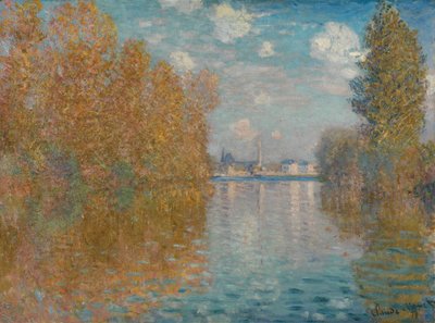 1873年在阿根廷的秋天效应。 作者 Claude Monet