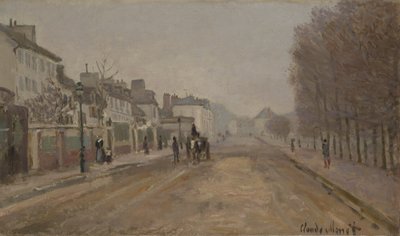 BoulevardHéloise，Argenteuil，1872 作者 克劳德·莫奈