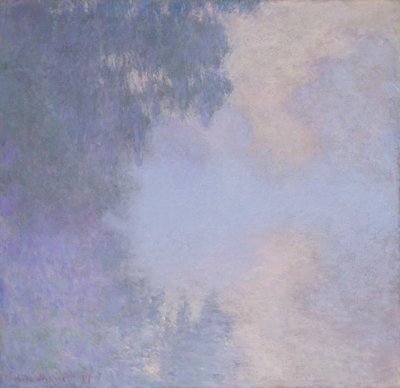 吉维尼米斯特附近的塞纳河分支，1897年。 作者 克劳德·莫奈