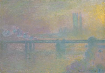 查林十字桥，伦敦，1901年。 作者 克劳德·莫奈