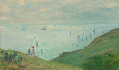 波维尔悬崖 作者 Claude Monet