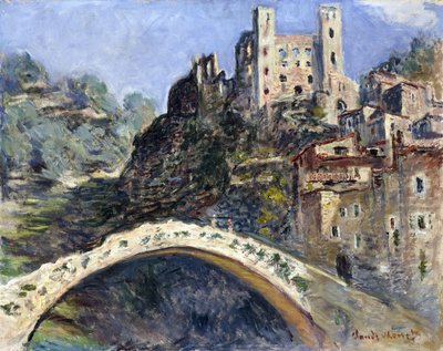 Dolceacqua，1884年 作者 克劳德·莫奈