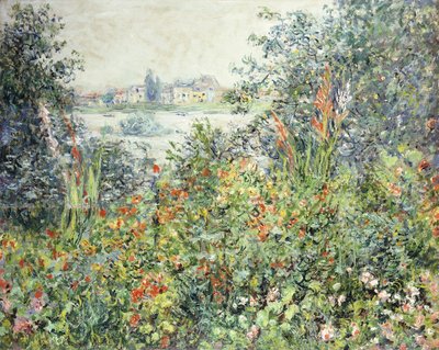Vetheuil上的花； Fleurs a Vetheuil，1881年 作者 克劳德·莫奈