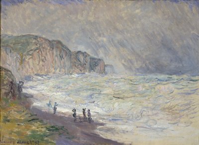 1897年，普维尔的重海 作者 克劳德·莫奈