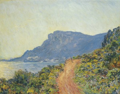 摩纳哥附近的滨海大道（La Corniche），1884年 作者 克劳德·莫奈