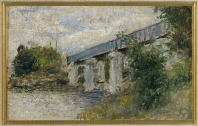 铁路桥，阿根廷 作者 Claude Monet