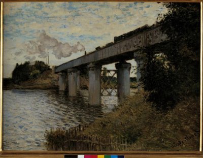阿根廷铁路桥 作者 Claude Monet