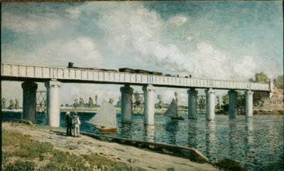 阿根廷铁路桥 作者 Claude Monet