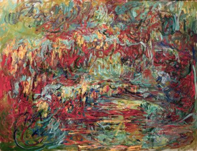 Le Pont japonais（日本桥） 作者 Claude Monet