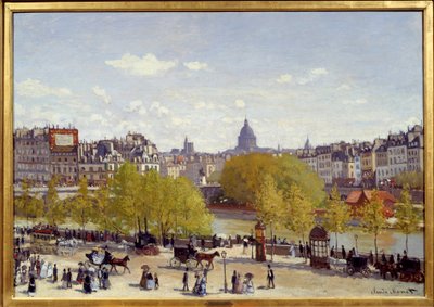 1867 年，巴黎卢浮宫。 Claude Monet 的绘画（1840-1926） 作者 克劳德·莫奈