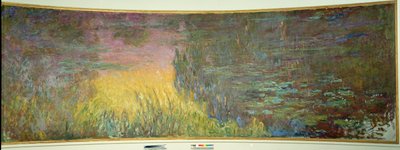 Les nympheas，soleil couchant Claude Monet (1840-1926) 1914-1926 年绘画，每部分 2 x 3 m 的双联画。 巴黎。 橘园博物馆 作者 克劳德·莫奈