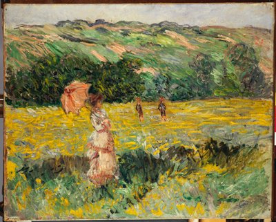 Limetz Meadow，1887年 作者 克劳德·莫奈