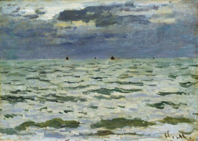 海军陆战队，勒阿弗尔，约1866年。 作者 克劳德·莫奈