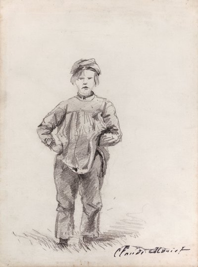莫奈--乡村少年》，1857 年，2013.985 作者 克劳德·莫奈