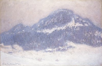 蒙山科尔萨斯，朦胧的天气，1895年 作者 Claude Monet