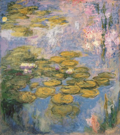 Nymphéas，1916-19 作者 克劳德·莫奈