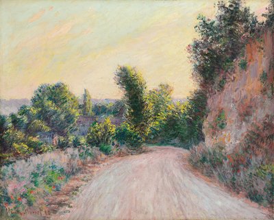 路；路径，1885年 作者 克劳德·莫奈