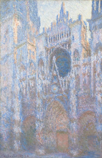 鲁昂大教堂，西面 作者 Claude Monet
