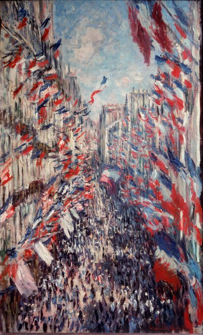 Rue Montorgueil in Paris 作者 克劳德·莫奈