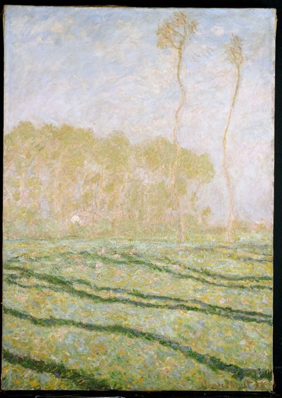 吉维尼的春季乡村，1894年 作者 克劳德·莫奈