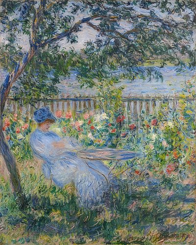 Vétheuil中的Terrasse。 1881年 作者 克劳德·莫奈