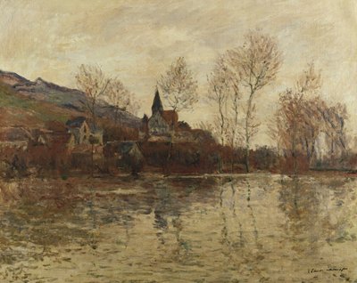 吉维尼的洪水，约1886年 作者 Claude Monet