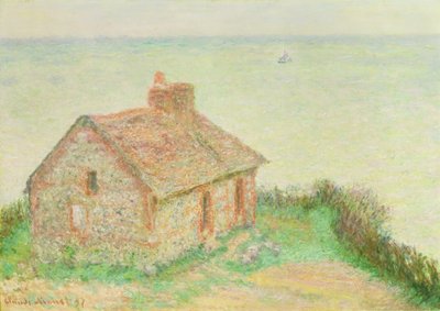 杜安尼尔之家，粉红效果，1897年 作者 克劳德·莫奈