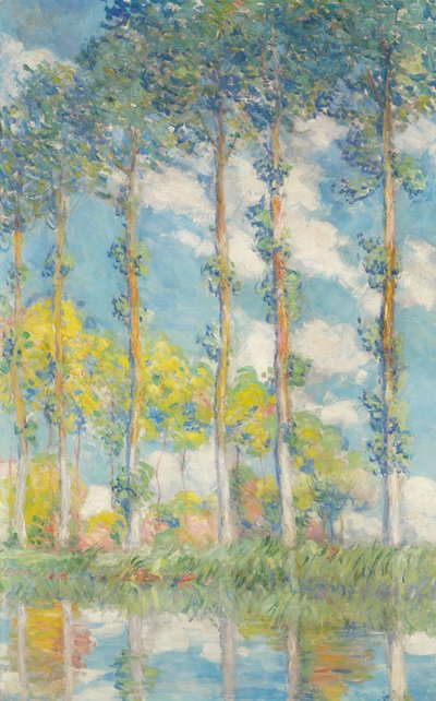 杨树； Les Peupliers，1891年 作者 克劳德·莫奈