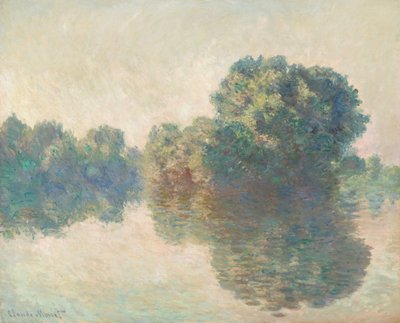 吉维尼的塞纳河，1897年。 作者 克劳德·莫奈