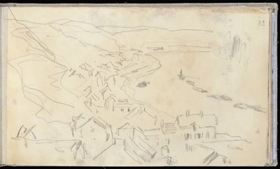 从赫布莱高地的塞纳河景观 作者 克劳德·莫奈