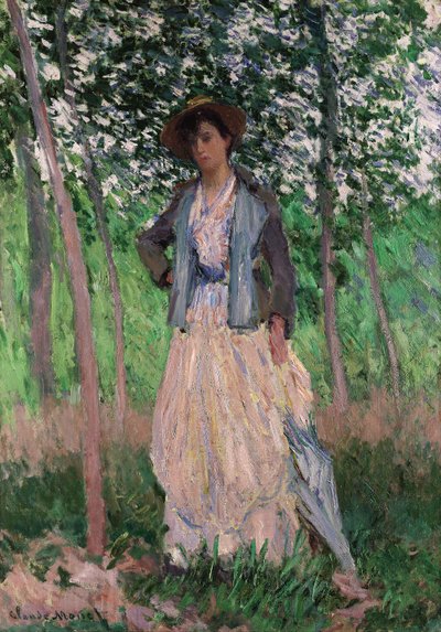 婴儿车（SuzanneHoschedé），1887年 作者 克劳德·莫奈