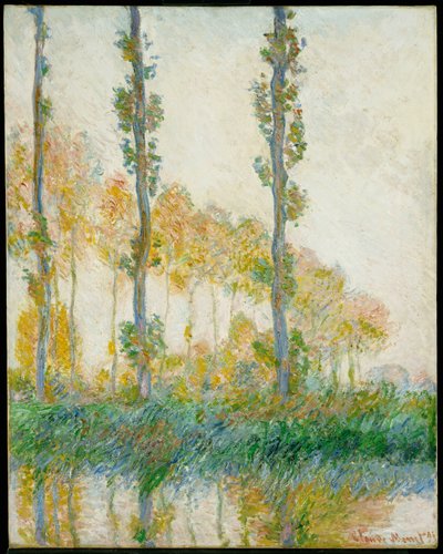 三棵树，1891年秋天 作者 克劳德·莫奈
