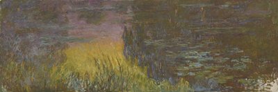 睡莲-夕阳（1914-1926） 作者 克劳德·莫奈