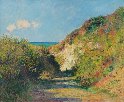 沉没的小路，1882年 作者 克劳德·莫奈