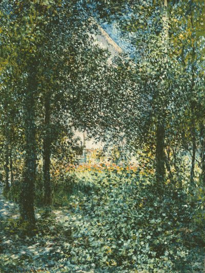 灌丛：阿根廷议院，1876年 作者 克劳德·莫奈