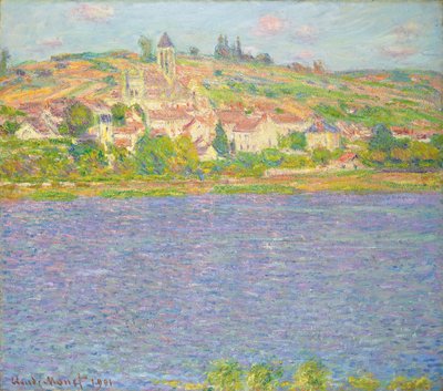 Vetheuil在阳光下； Vetheuil，effet de Soleil，1901年 作者 克劳德·莫奈