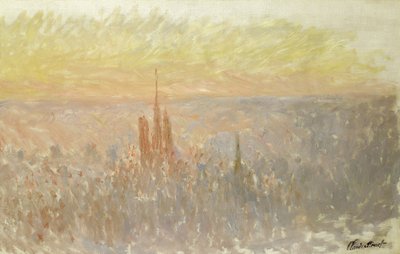 鲁昂风景 作者 克劳德·莫奈