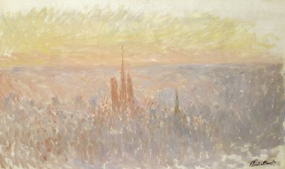 鲁昂风景，1892年 作者 克劳德·莫奈