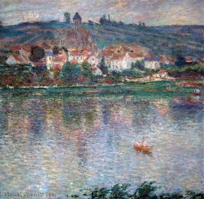 Vétheuil村，1901年 作者 克劳德·莫奈