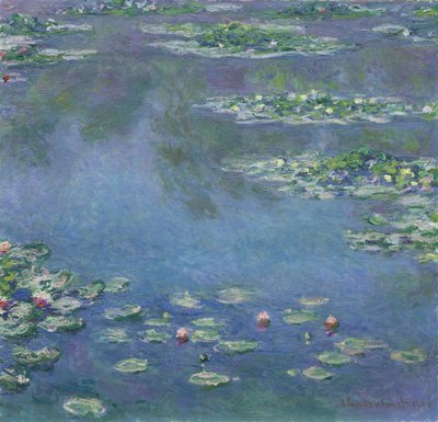 睡莲，1906年 作者 克劳德·莫奈
