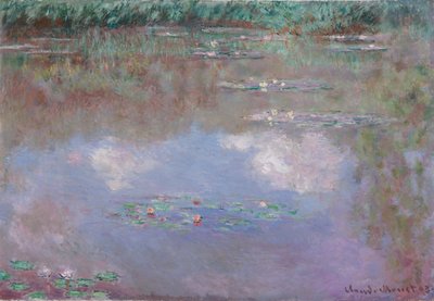 睡莲，云，1903年 作者 克劳德·莫奈